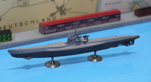U-Boot "VIIC" Vollrumpf (1 St.) D 1940 Historia Navalis HN 723 in 1: 500